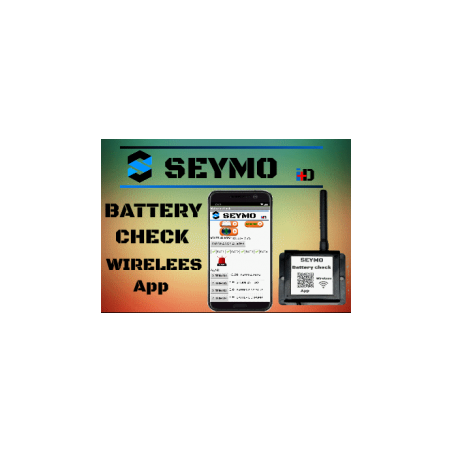 Batery check Control up to 4 groups of batteries with Android App